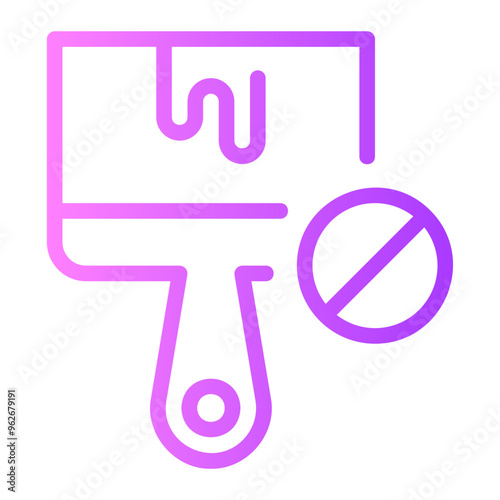 no paint wall gradient icon