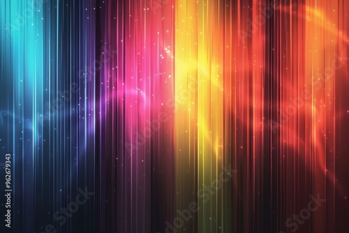 Spectrum of Light Bright and Harmonious Gradient Background