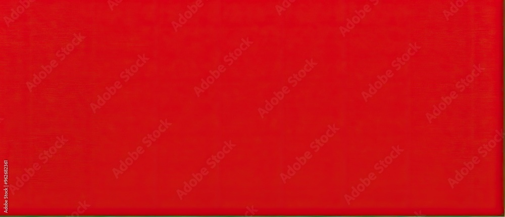 Fototapeta premium Solid Red Background with Green Line