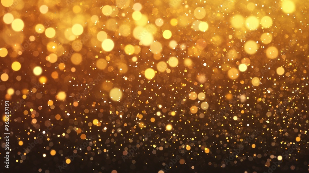 Gold falling down confetti background. Repeated golden dotted glitter pattern. Yellow, orange and golden dots wallpaper. Celebration Christmas, with generative ai Gold falling down confetti background. Repeated golden dotted glitter pattern. Yellow, orange and golden dots wallpaper. Celebration Christmas, with generative ai
