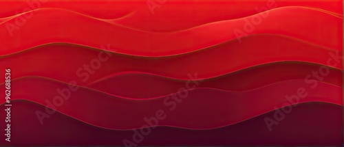 Abstract Red Waves