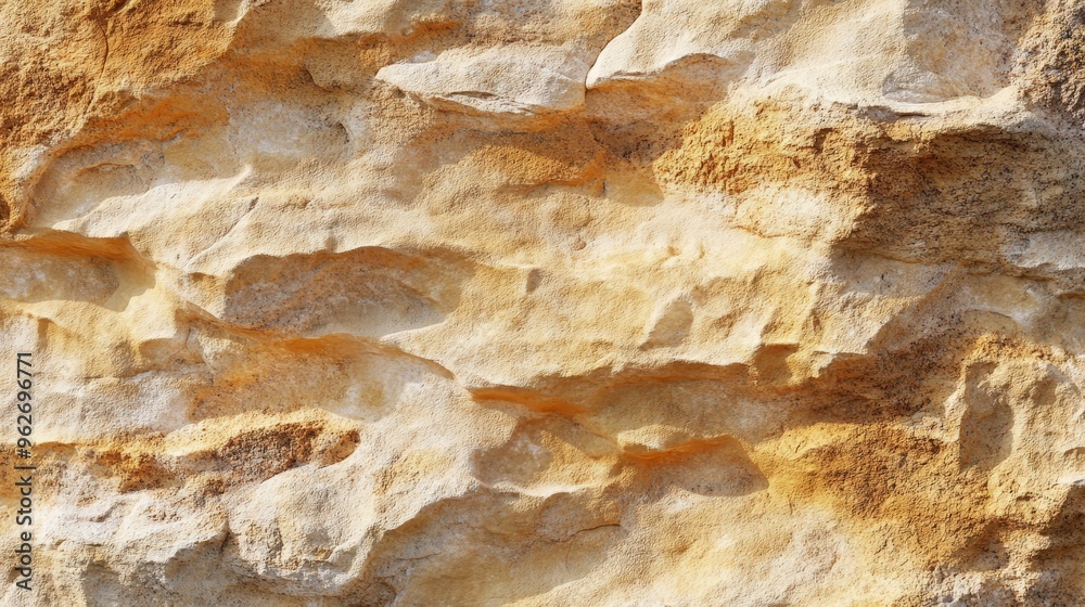 Close-up of a textured sandstone wall with natural patterns and shades of brown, beige, and white, showcasing intricate details. Close-up of a textured sandstone wall with natural patterns and shades of brown, beige, and white, showcasing intricate details.