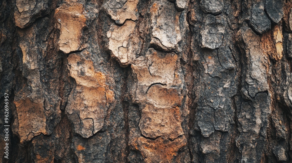 Close-up of a tree bark texture showing the intricate, rugged details. Perfect for nature backgrounds and texture studies. Close-up of a tree bark texture showing the intricate, rugged details. Perfect for nature backgrounds and texture studies.