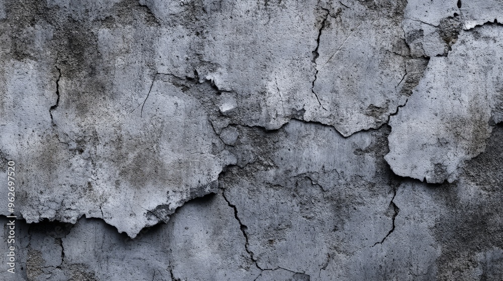 Close-up of an old, cracked concrete wall with peeling paint, showcasing textures and decay. Ideal for backgrounds and construction themes. Close-up of an old, cracked concrete wall with peeling paint, showcasing textures and decay. Ideal for backgrounds and construction themes.