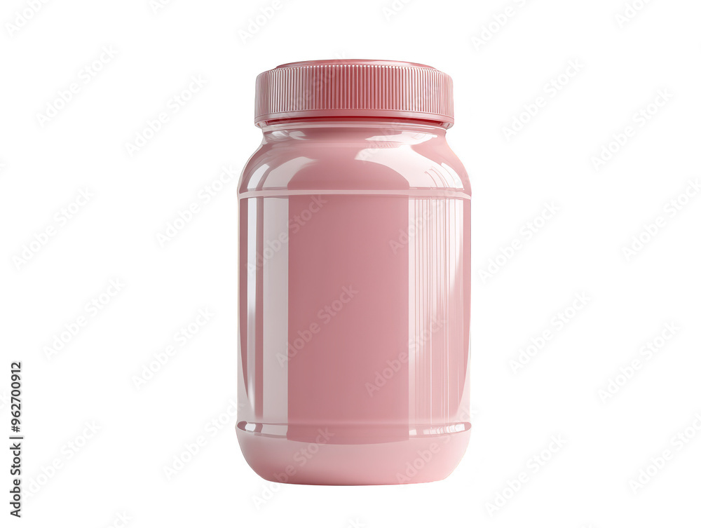 Pink Plastic Bottle Mockup Pink Plastic Bottle Mockup