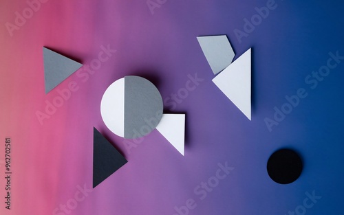 blue arrow on a white background