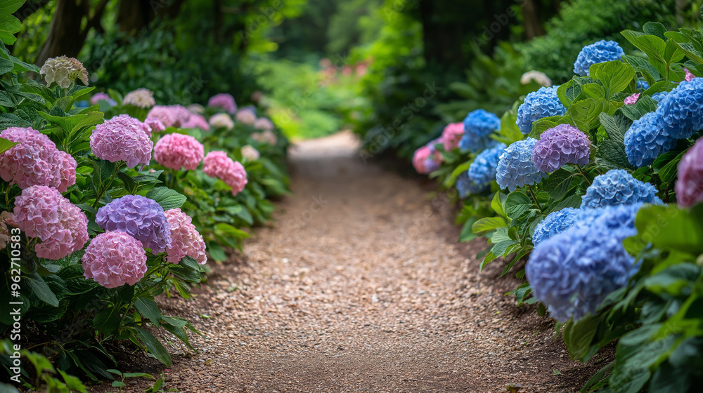 A serene photo of a pastel-colored rose garden in full bloom, with soft sunlight creating a warm and inviting atmosphere A serene photo of a pastel-colored rose garden in full bloom, with soft sunlight creating a warm and inviting atmosphere