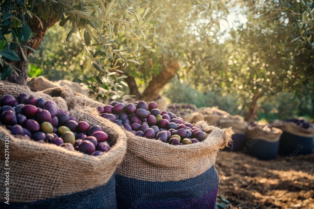 Harvest Time Olive Grove Harvest Time Olive Grove