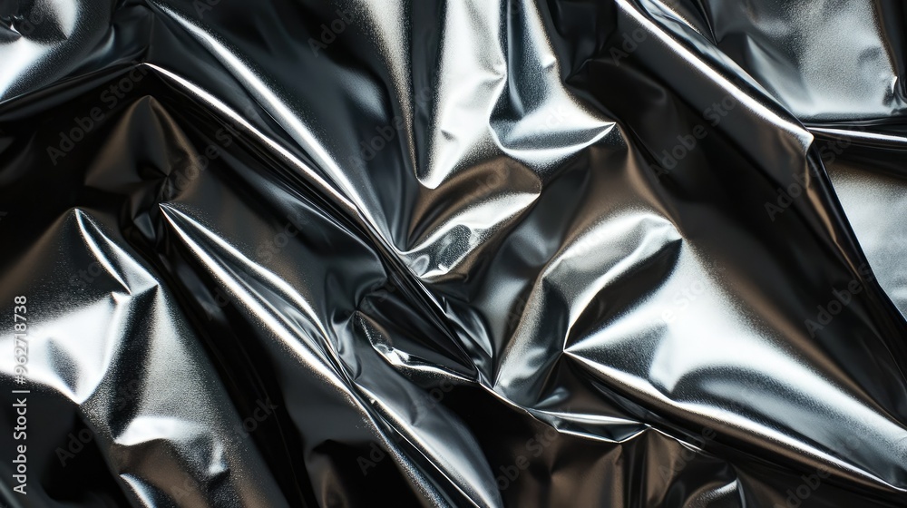 Glossy metallic surface reflecting light Glossy metallic surface reflecting light