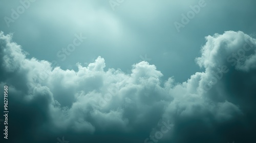 Ethereal clouds in abstract serenity