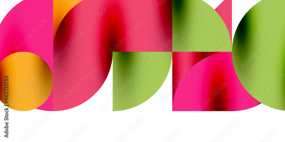 Shadow effect shiny circles and round triangles geometric modern art. Vector Illustration For Wallpaper, Banner, Background, Card, Book Illustration, landing page Shadow effect shiny circles and round triangles geometric modern art. Vector Illustration For Wallpaper, Banner, Background, Card, Book Illustration, landing page
