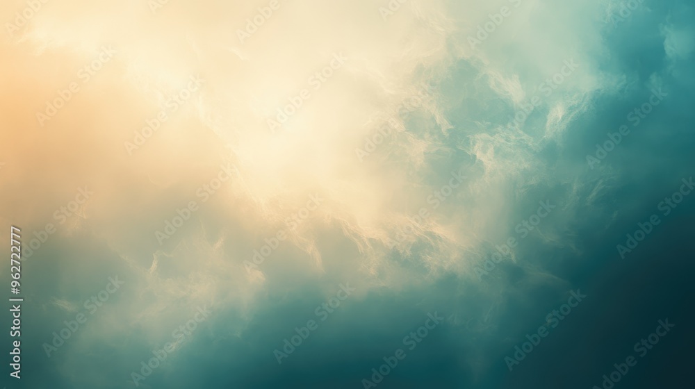 Ethereal clouds in abstract serenity Ethereal clouds in abstract serenity