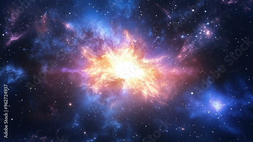 Gleaming cosmic aura backgrounds
