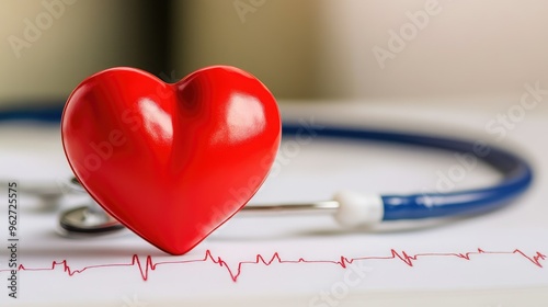 Heart Beats with medical backgrounds