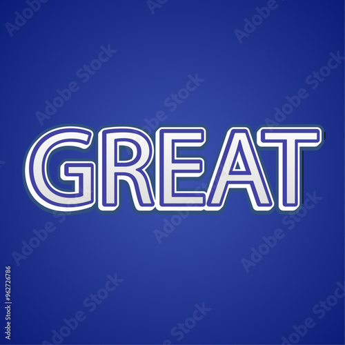 Creative text effect design template