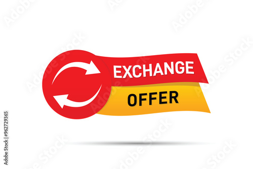 vector Exchange Offer for new banner design template
