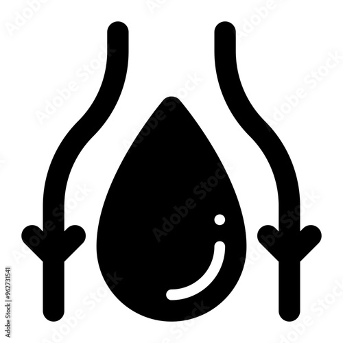 fluid dynamics, fluids, flow, physics, science, hydrodynamics, forces solid or glyph icon