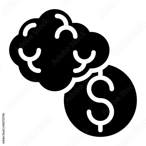 neuroeconomics, behavioural, behavioral, psychology, economics, science solid or glyph icon