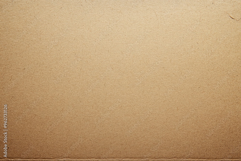 Fototapeta premium Abstract brown recycled paper background. Old Kraft paper texture box craft stripes pattern. top view , ai