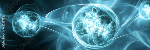 Quantum entanglement demonstration in physics photo