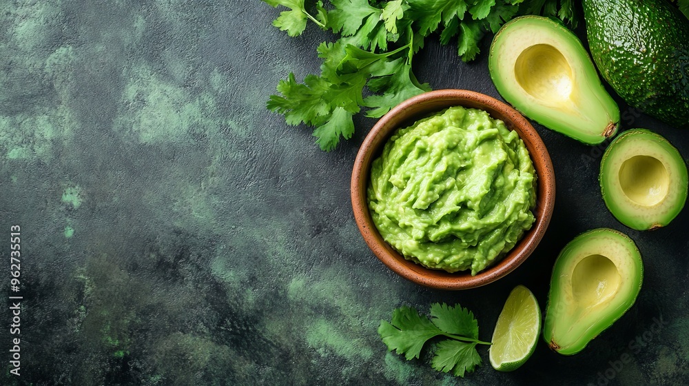 Obraz premium guacamole day with copy space 