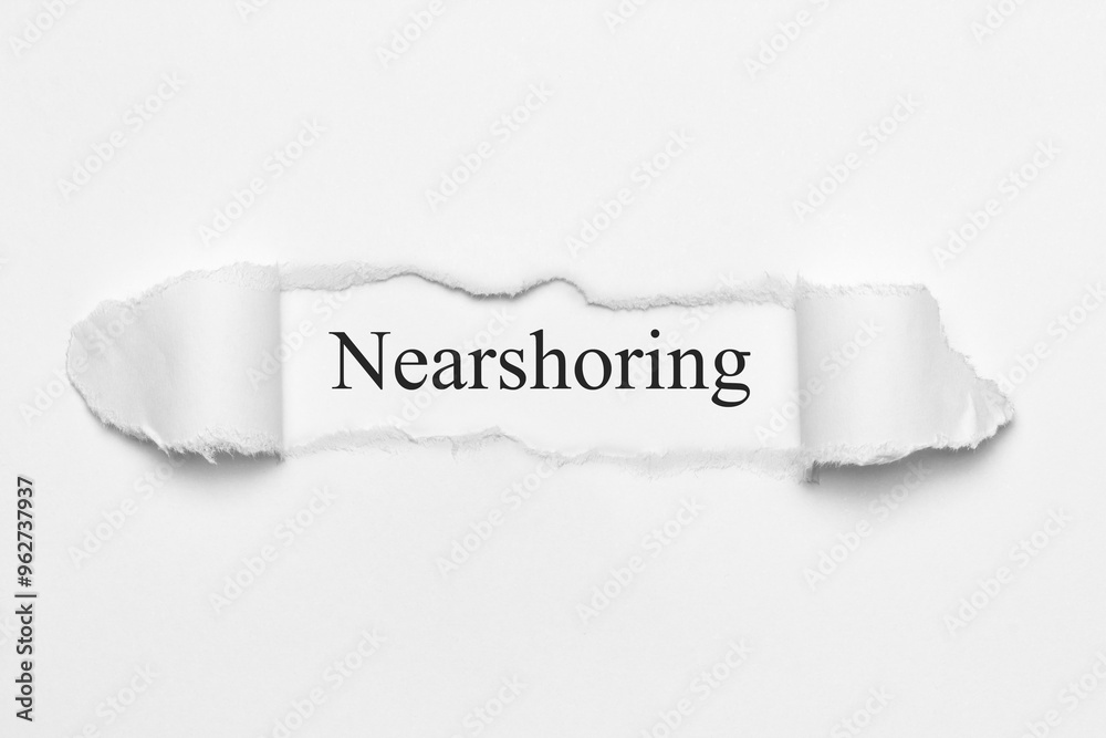 Fototapeta premium Nearshoring 