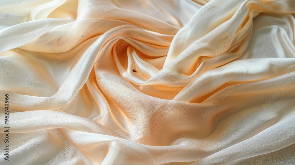 Obraz premium Soft silk fabric in light colors