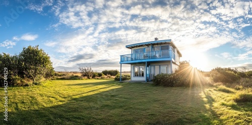 Beach House Sunset