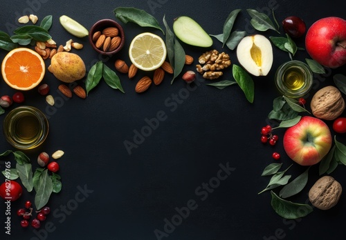 Wallpaper Mural Healthy Food Frame Torontodigital.ca