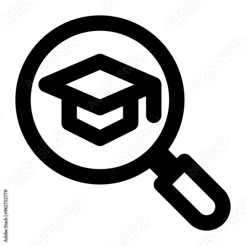 analysis, education, research, academic, academy, educational research, observation outline icon