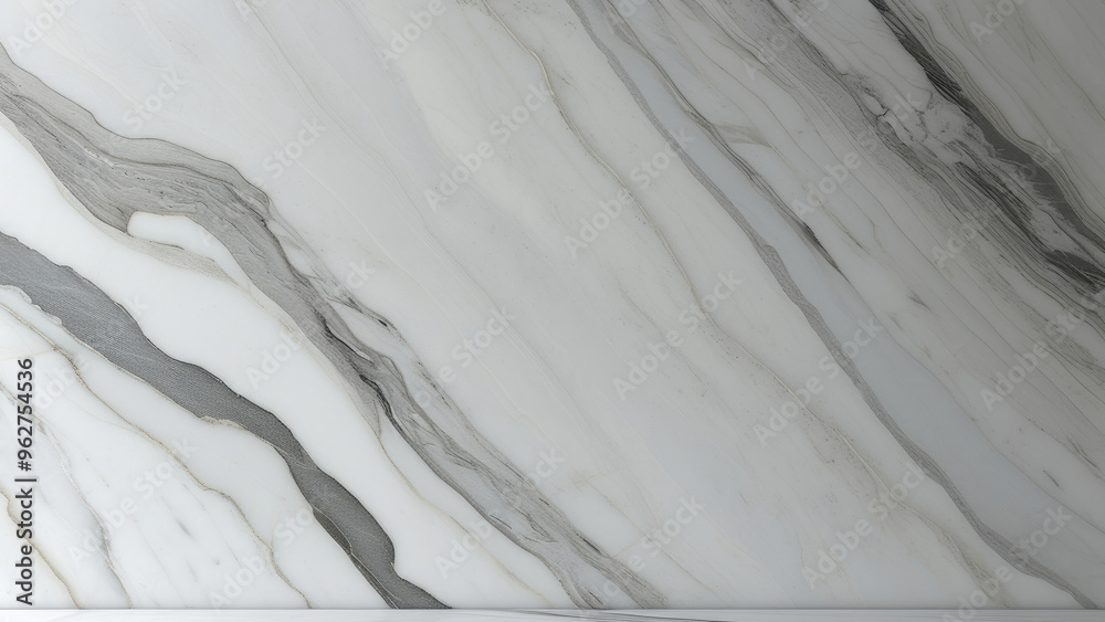 Obraz premium Carrara Marble: Timeless Elegance in Natural Stone Patterns and Textures