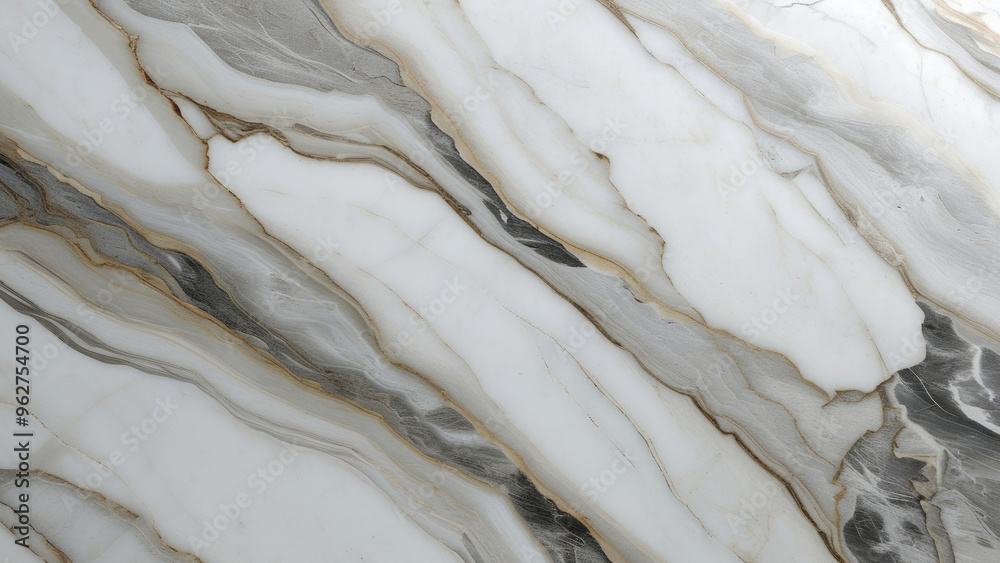 Obraz premium Carrara Marble: Timeless Elegance in Natural Stone Patterns and Textures