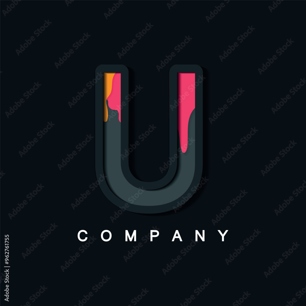 Letter U abstract modern Logo for Creative Agency Design
Letter U abstract modern Logo for Creative Agency Design