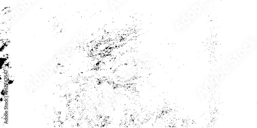 Black and white grunge urban texture vector with copy space. Grunge overlay texture. Texture or background. Isolated black powder on a white background