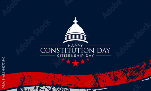 Wallpaper Mural constitution and citizenship day background design with  american flag suitable for constitution day and citizenship day on united states Torontodigital.ca