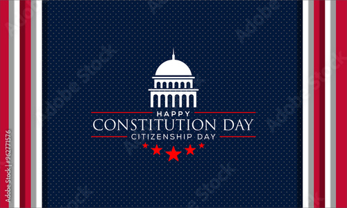 Wallpaper Mural constitution and citizenship day background design with  american flag suitable for constitution day and citizenship day on united states Torontodigital.ca