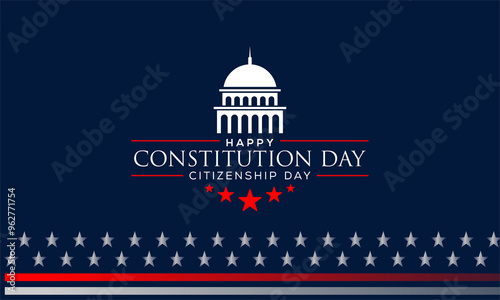 Wallpaper Mural constitution and citizenship day background design with  american flag suitable for constitution day and citizenship day on united states Torontodigital.ca