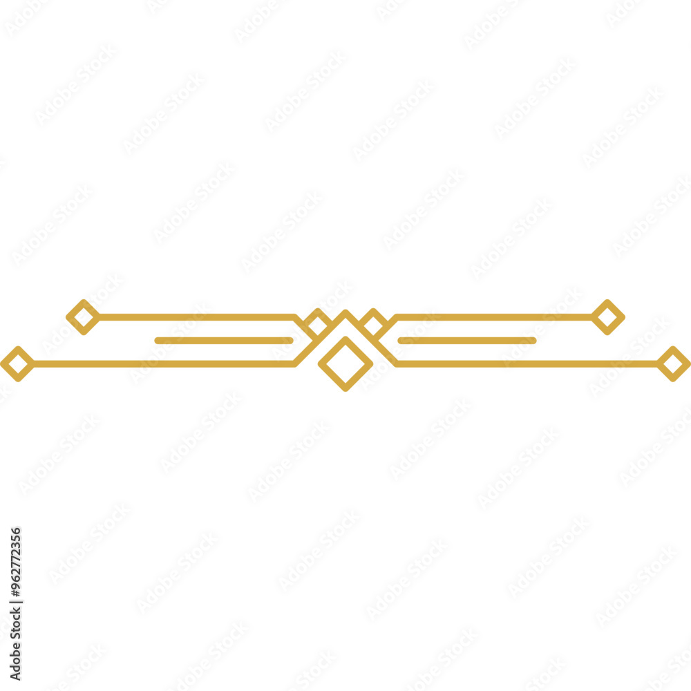 Art Deco Geometric Line