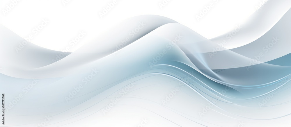 Fototapeta premium Abstract Background with Wavy Lines