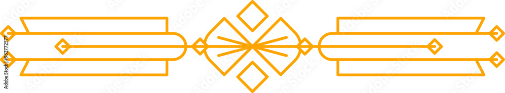 Art deco Geometric Line