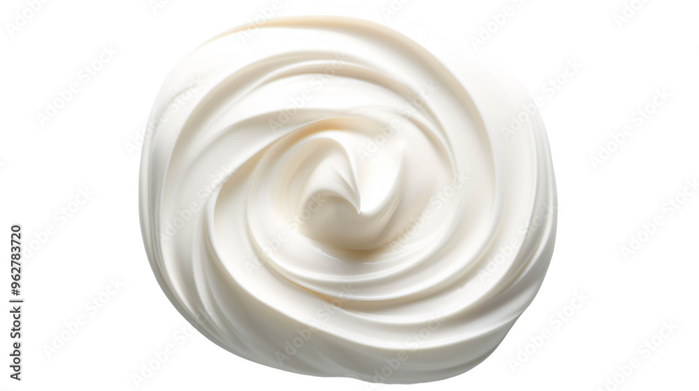 A close-up view of a creamy, swirled , perfect for beauty, food, or skincare product presentations and advertisements. A close-up view of a creamy, swirled , perfect for beauty, food, or skincare product presentations and advertisements.