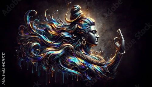 Metallic Shiva