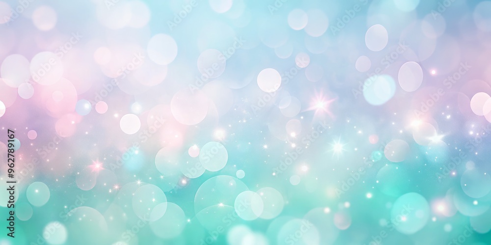Soft focus background featuring delicate, whimsical pastel hues of pale pink, baby blue, and mint green, blending Soft focus background featuring delicate, whimsical pastel hues of pale pink, baby blue, and mint green, blending