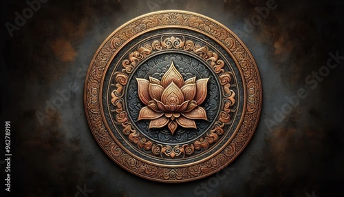 Fototapeta Naklejka Na Ścianę i Meble -  The Metallic Buddha