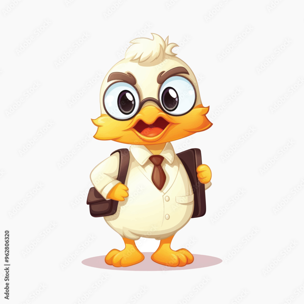Obraz premium rawpixel_office_32_funny_animal_duck_character_be_teacher_conce_921247c6-d960-47cc-a785-0fd08ef49c5c-p
