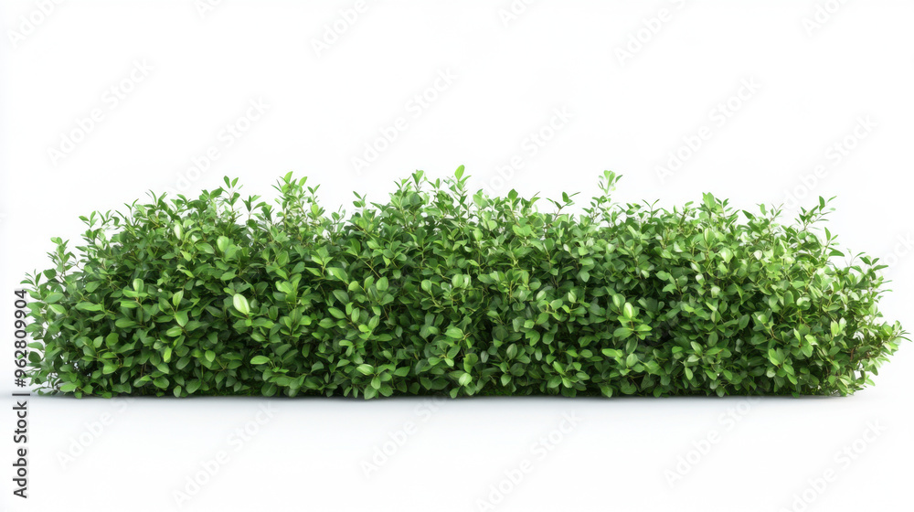 Bush or shrub wall isolated on white background for graphic design. Bush or shrub wall isolated on white background for graphic design.