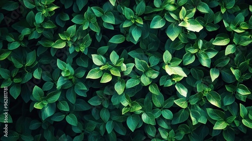 Close Up of Lush Green Foliage