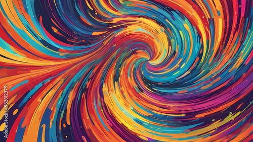 abstract fractal background with swirls