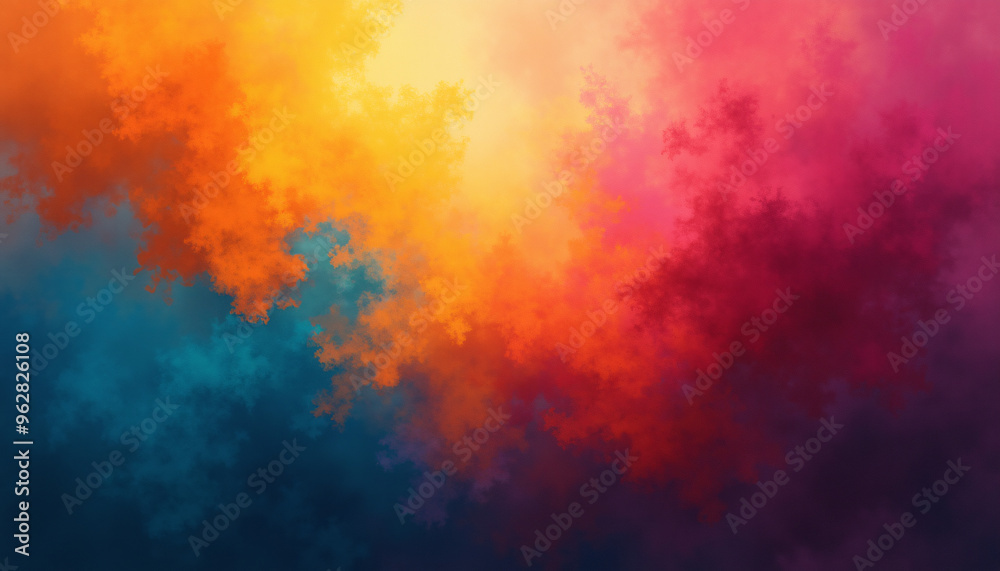 Colorful Abstract Background Reflecting Hispanic Diversity