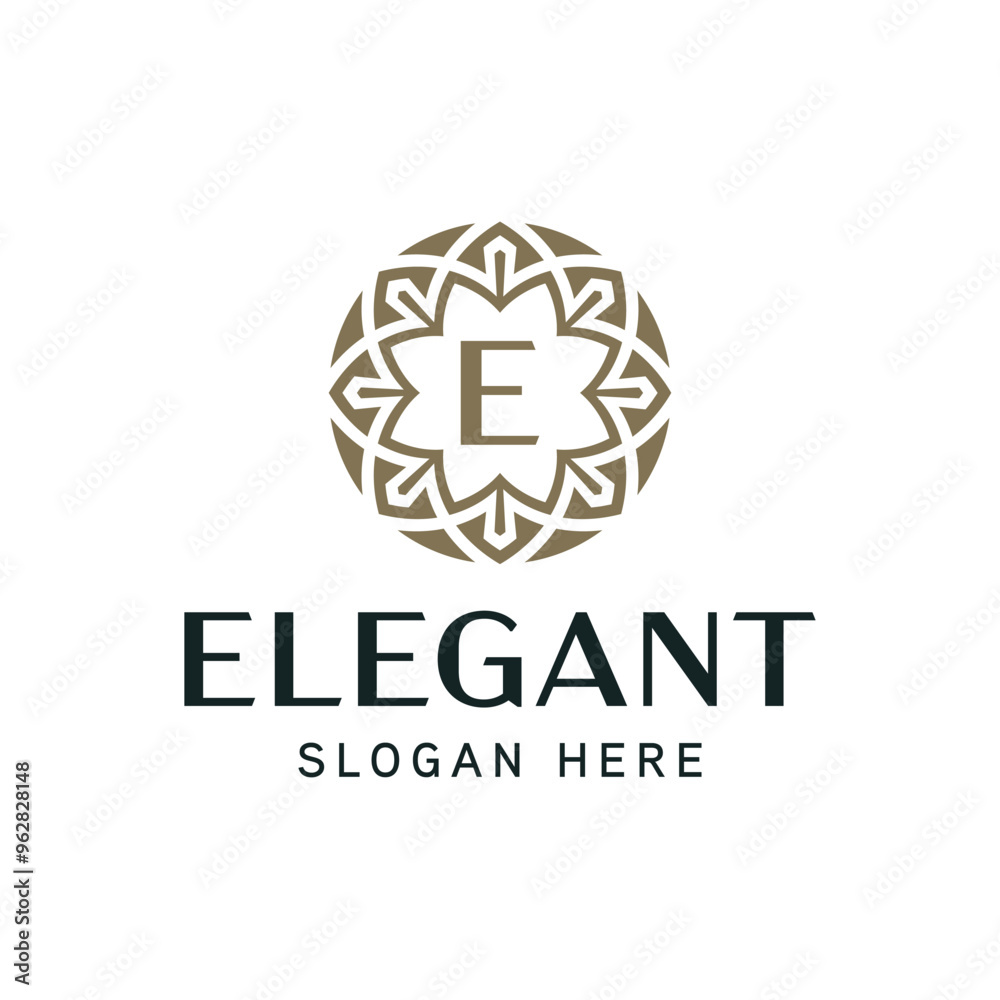 Artistic Monogram Logo Template for Sophisticated Brands